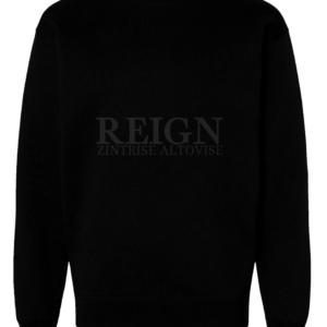 EcoCozy Reign Crewneck Sweatshirt + Black