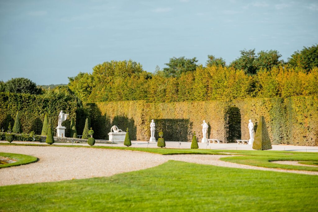 Versailles gardens in France