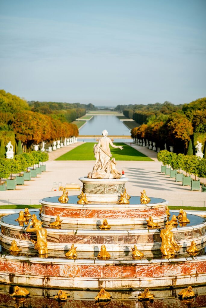 Versailles gardens in France