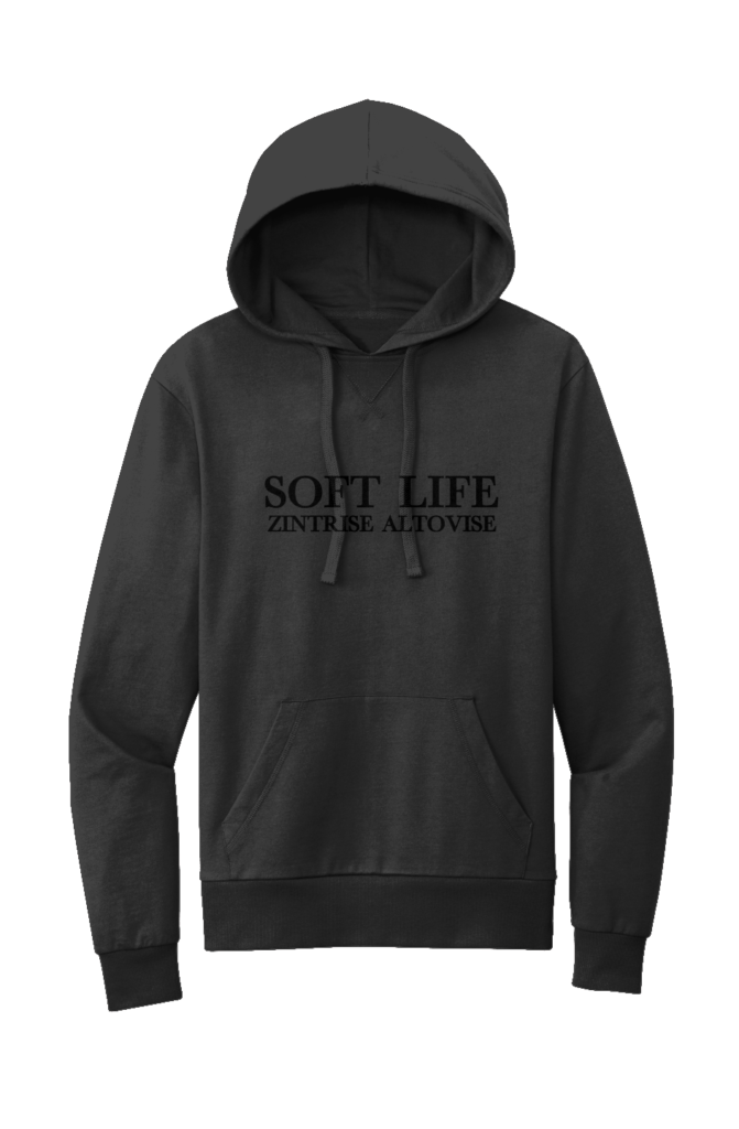 Soft Life Pullover Hoodie Black